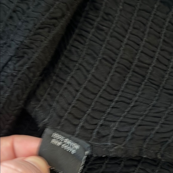 Chic Black Ruffled Mini Tube Top - Picture 5 of 6